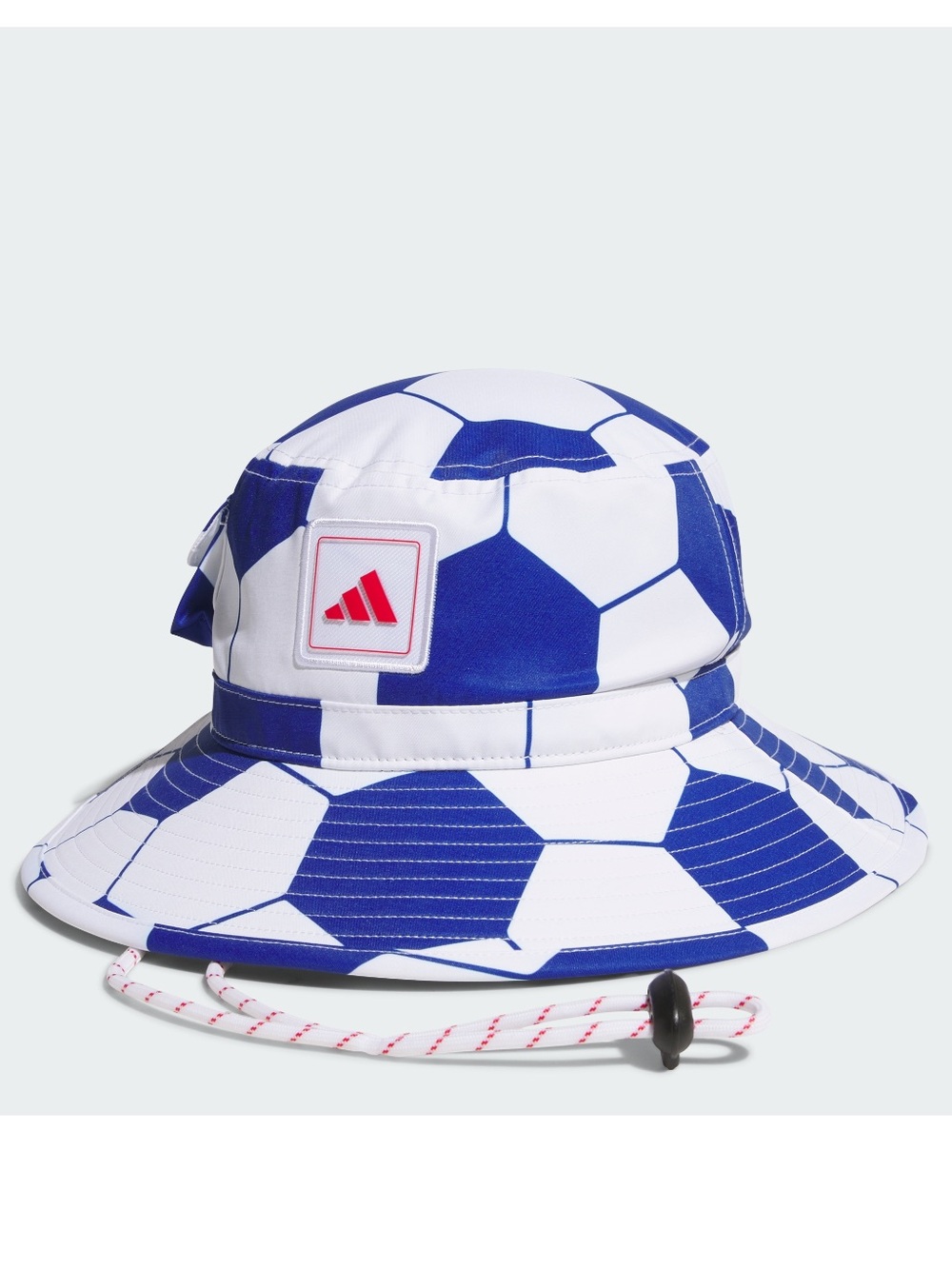 Adidas Soccer Ball Boonie Hat Cap new blue white Mens One Size